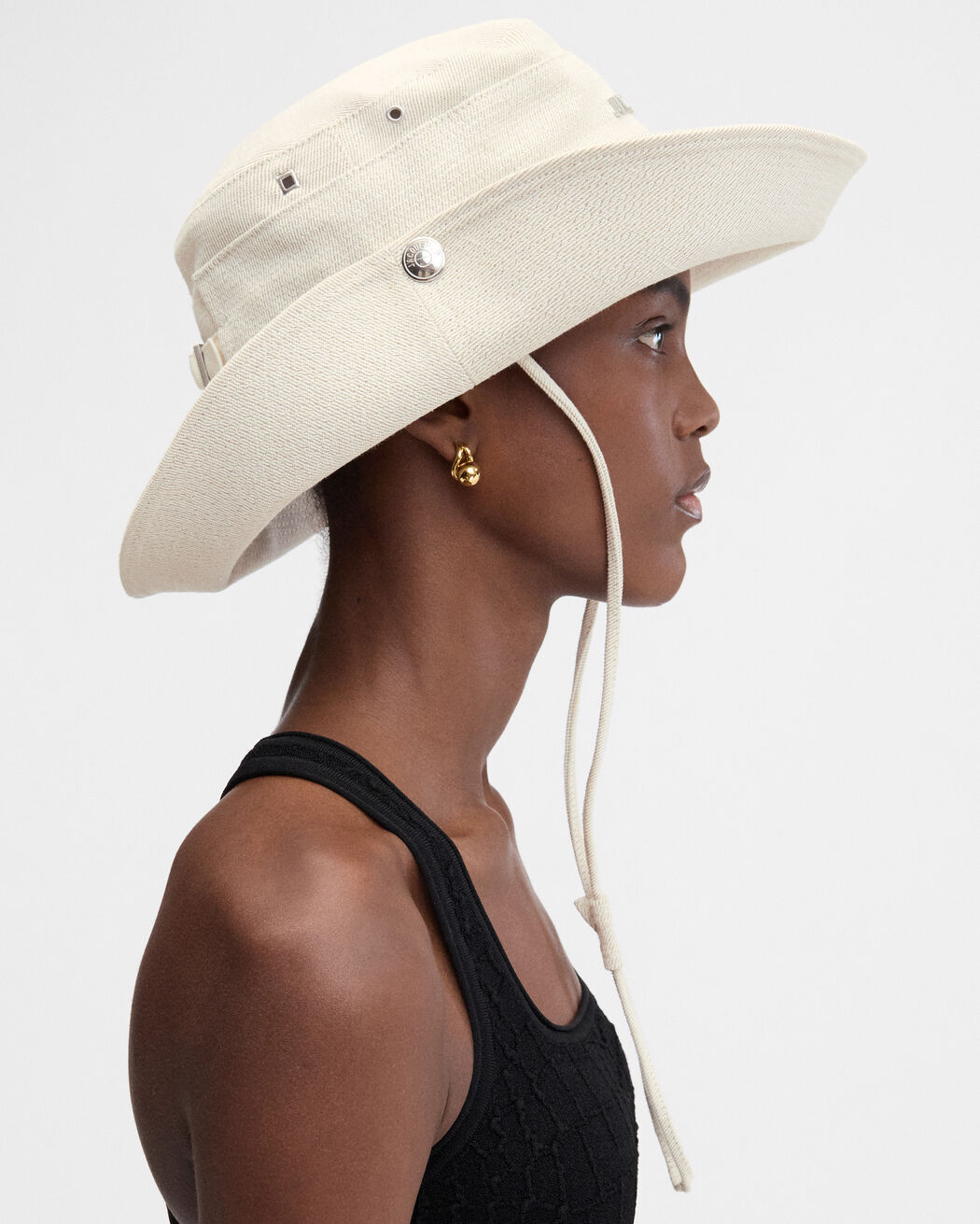 قبعة The de-Nîmes denim bucket jacquemus قبعة the de n mes denim bucket