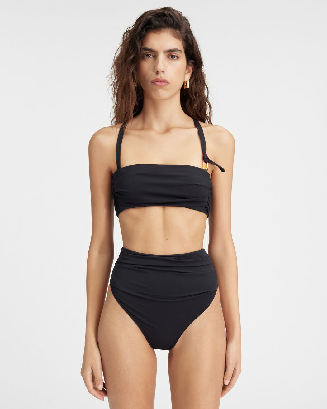 The Drapeado bikini top jacquemus the drapeado bikini top