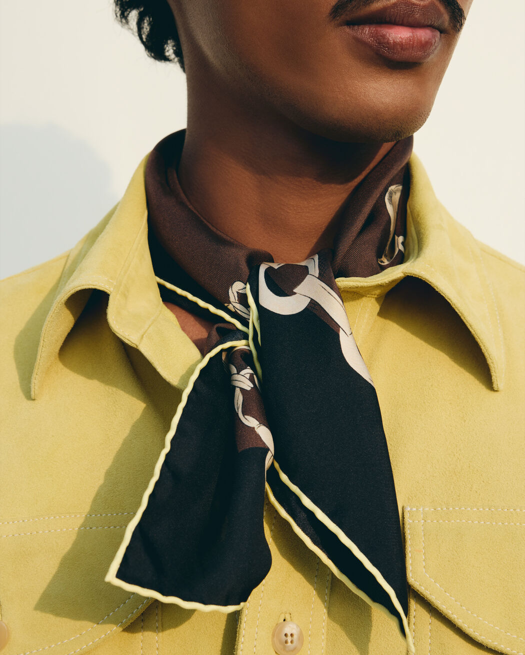 The Pampille silk scarf jacquemus the pampille silk scarf