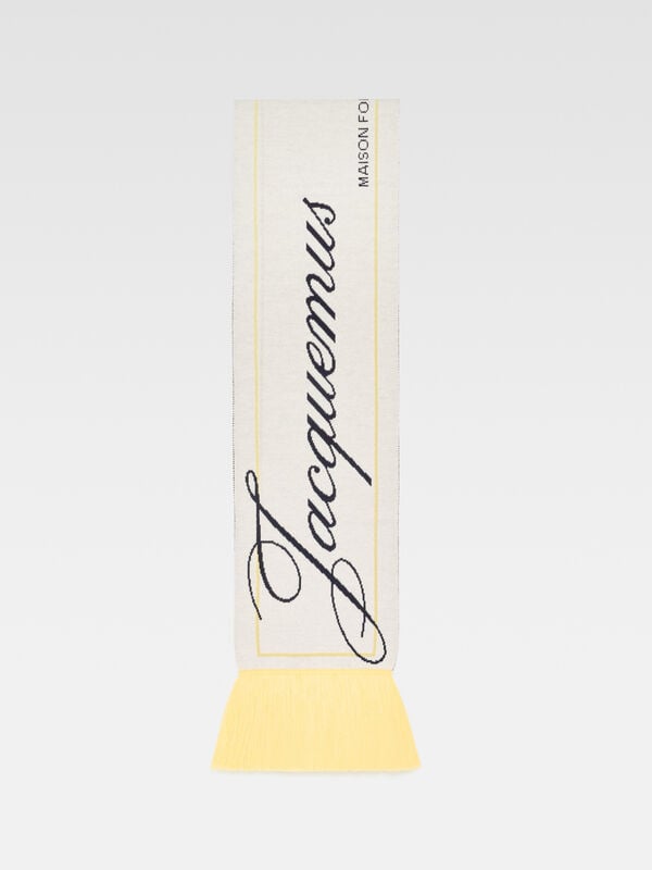 The Liga scarf jacquemus the liga scarf