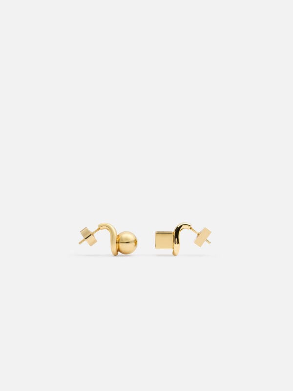 The Nodo stud earrings jacquemus أقراط the nodo stud