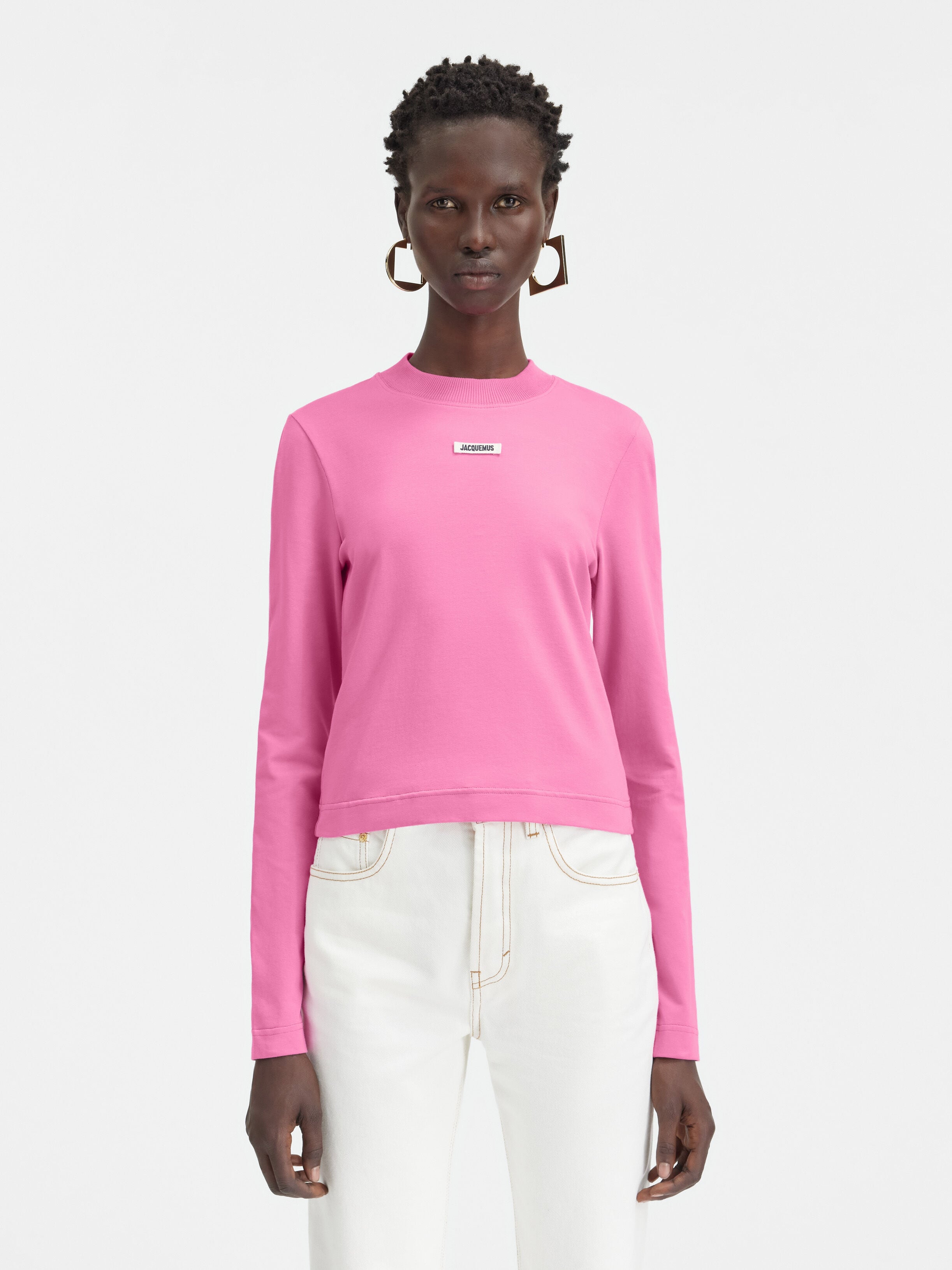 The Gros Grain long-sleeve t-shirt, Pink | JACQUEMUS KSA