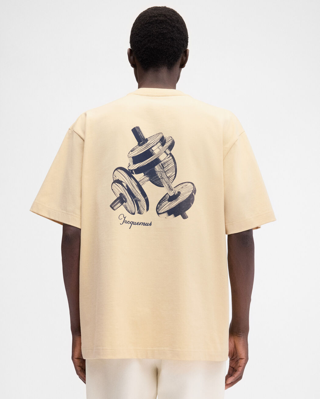 The Haltères t-shirt jacquemus the halt res t shirt