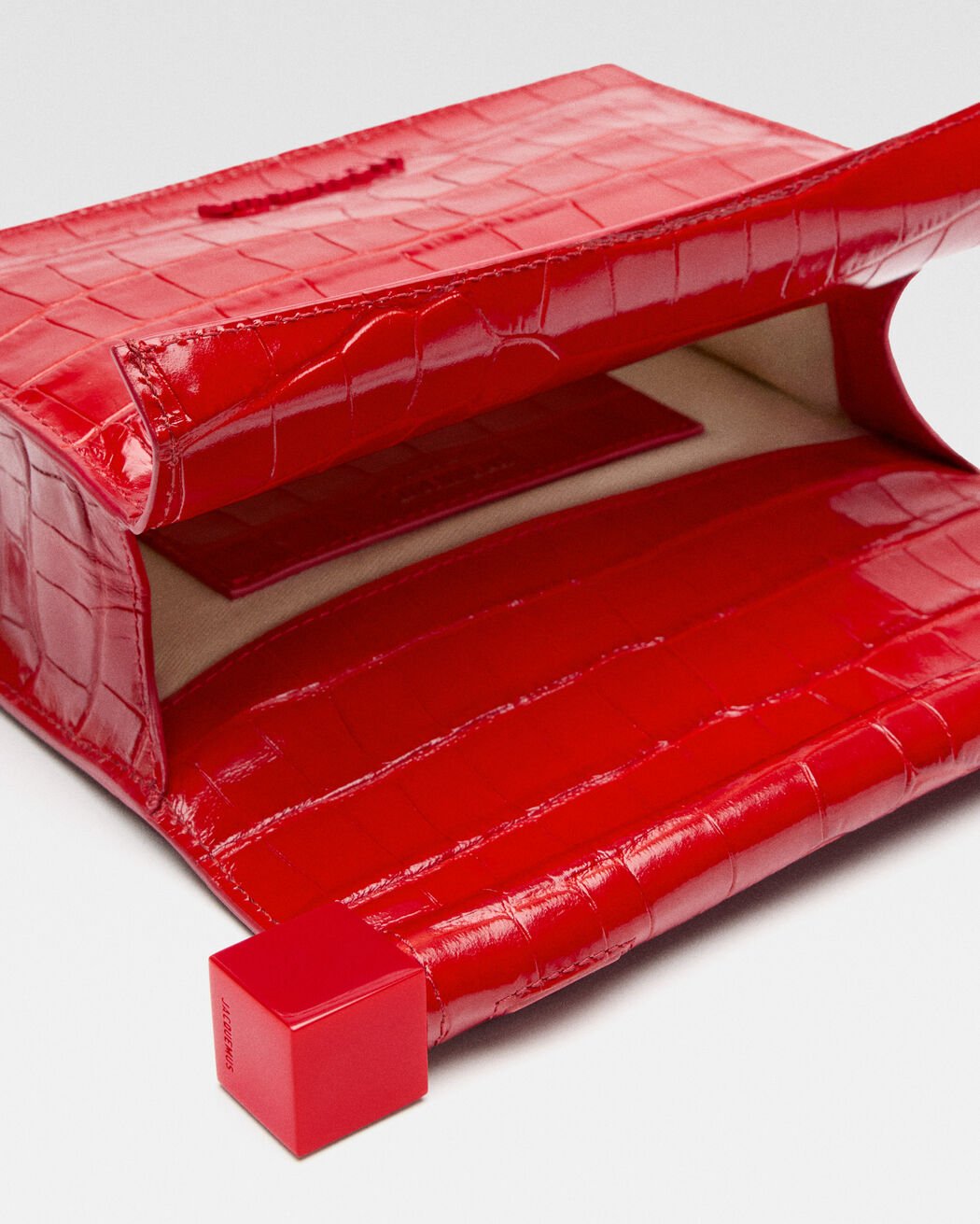 The small Rond Carré clutch jacquemus the small rond carr  clutch