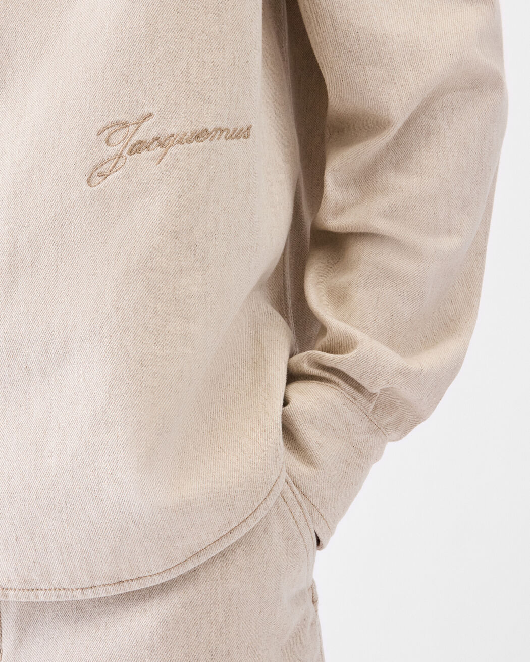 The Simon de-Nîmes denim shirt jacquemus the simon de n mes denim shirt