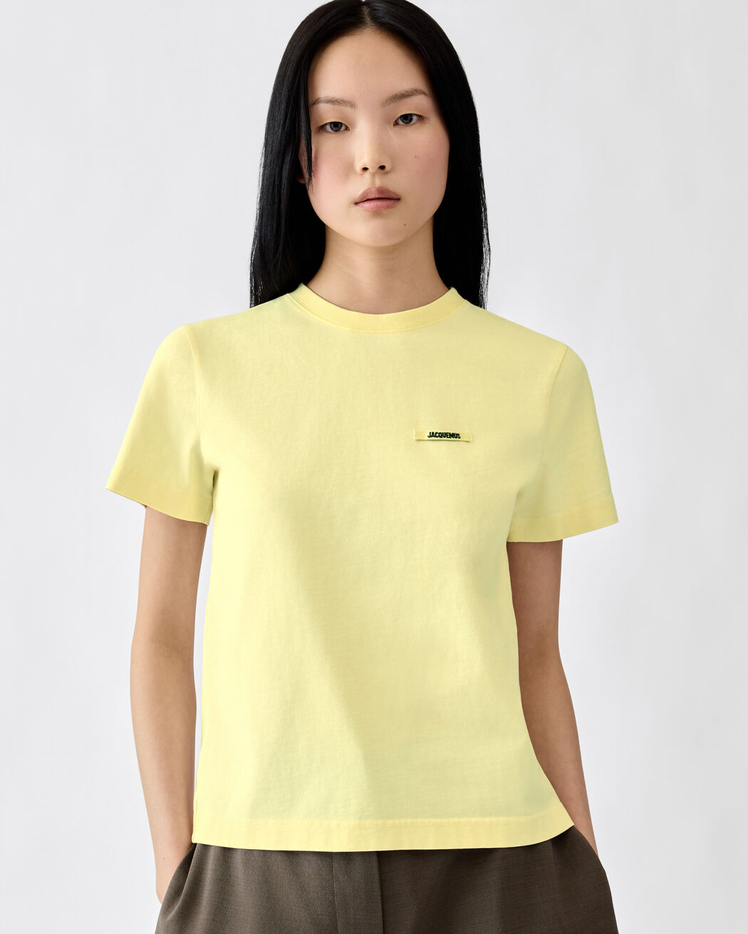 The Gros Grain short-sleeve t-shirt jacquemus the gros grain short sleeve t shirt