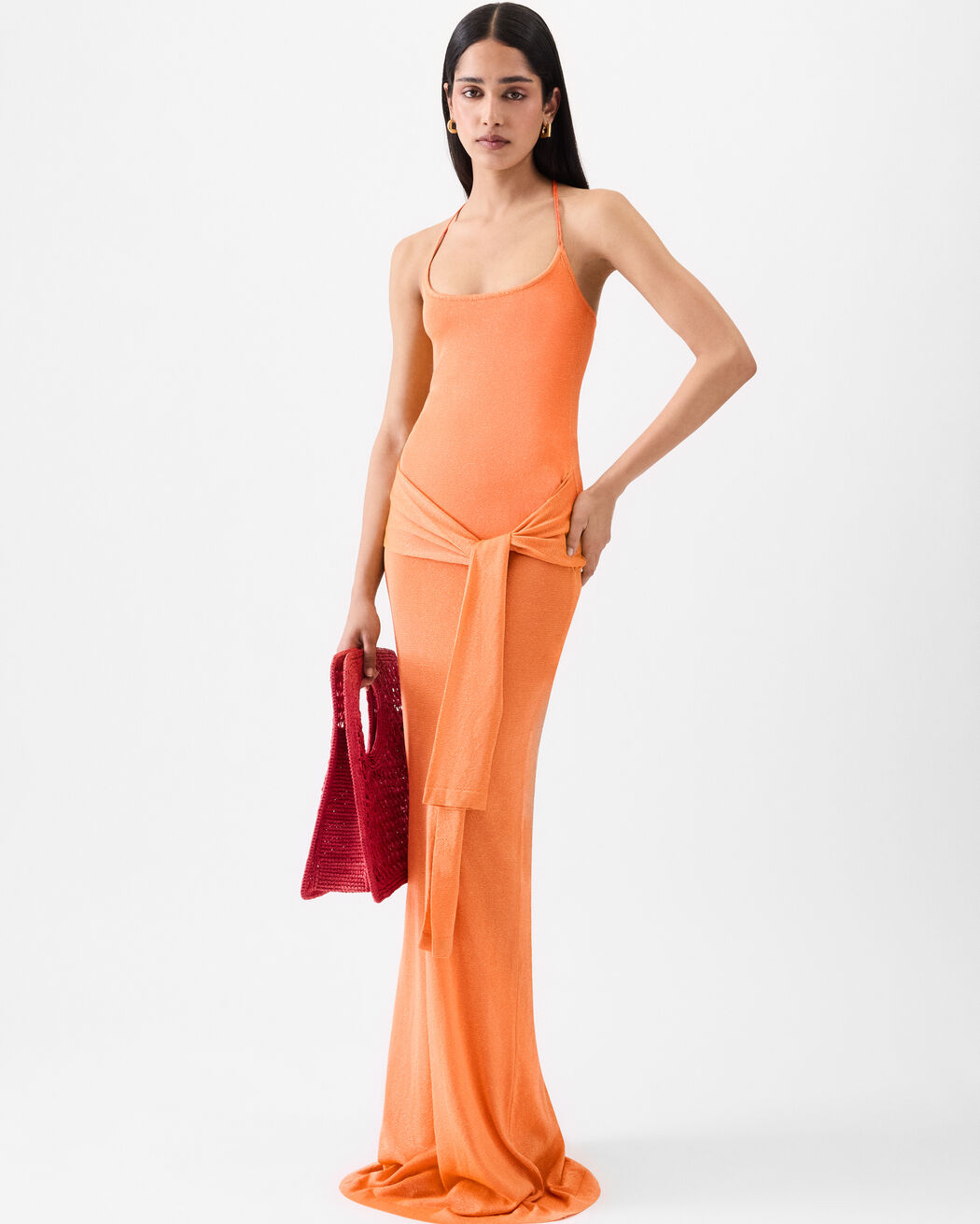 The Nodo knit dress فستان jacquemus the nodo knit dress فستان