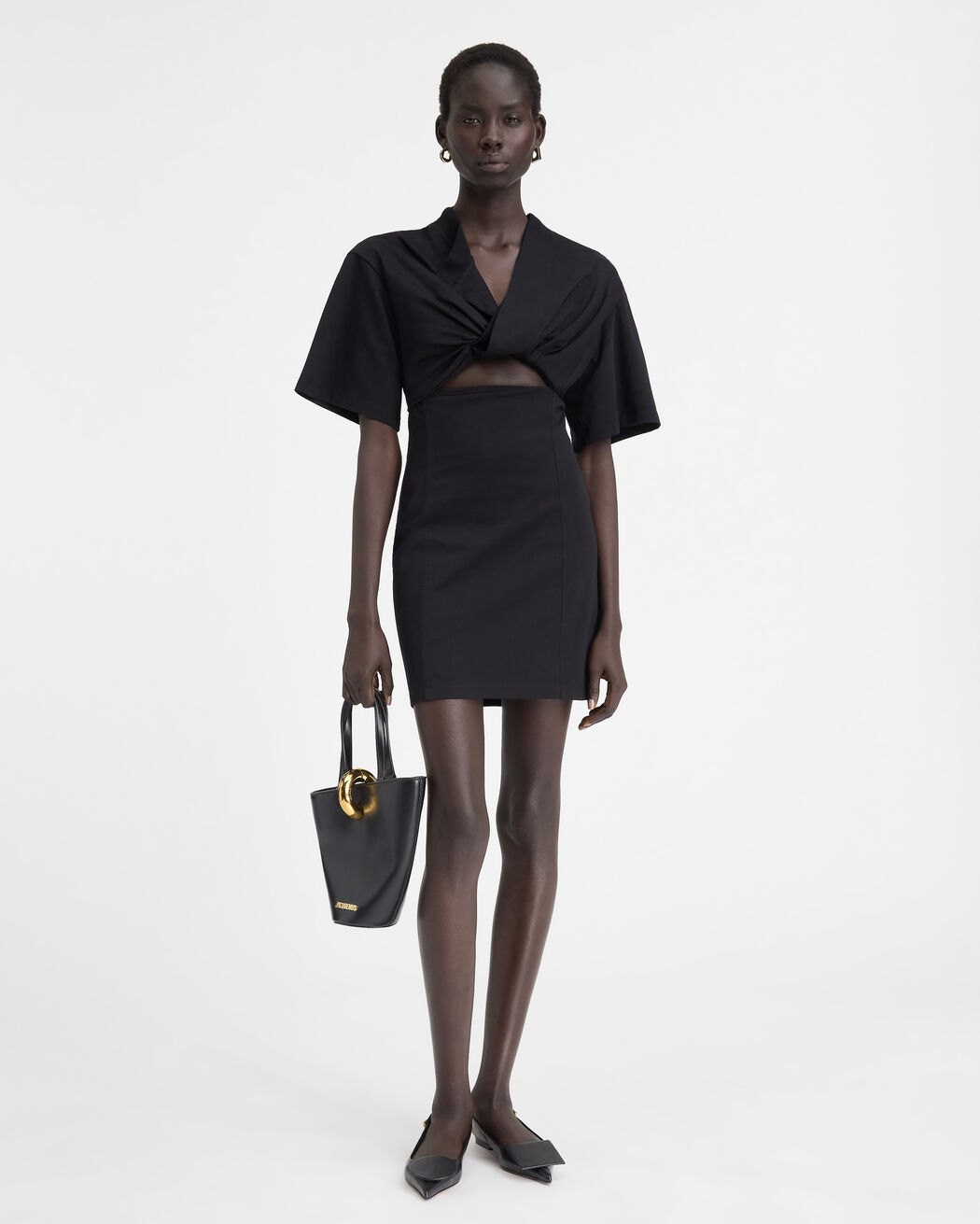 The Bahia t-shirt dress jacquemus the bahia t shirt dress