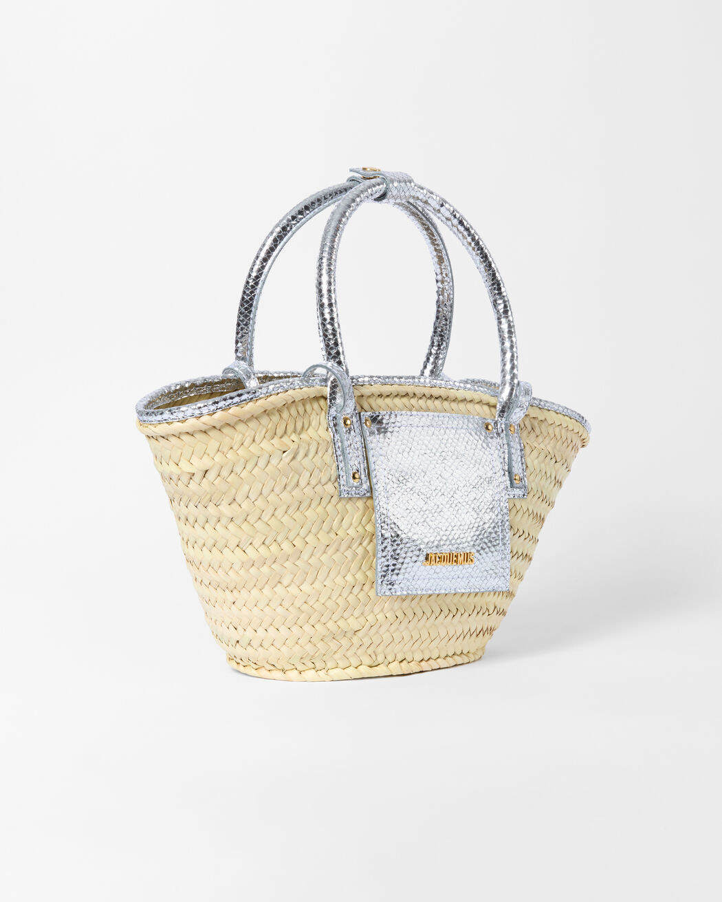 حقيبة بتصميم سلة The small Soli jacquemus حقيبة بتصميم سلة the small soli