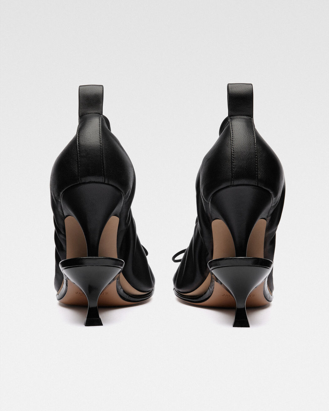 The double ballerina heels jacquemus the double ballerina heels