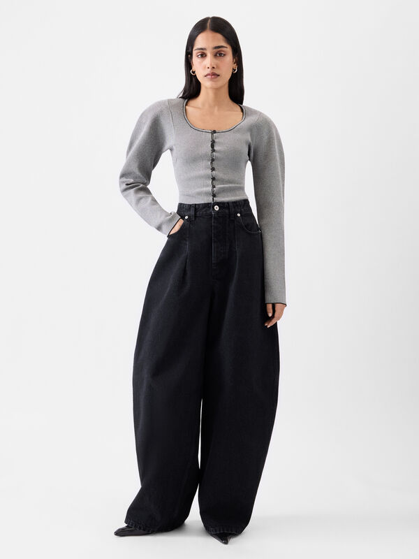 بنطال The Ovalo de-Nîmes denim jacquemus بنطال the ovalo de n mes denim