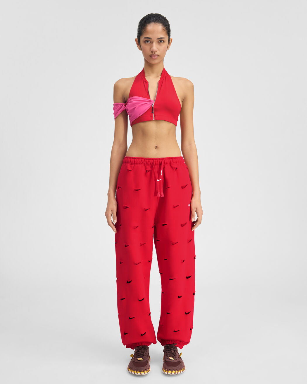 The Swoosh JACQUEMUS+NIKE track pants the swoosh jacquemus nike track pants
