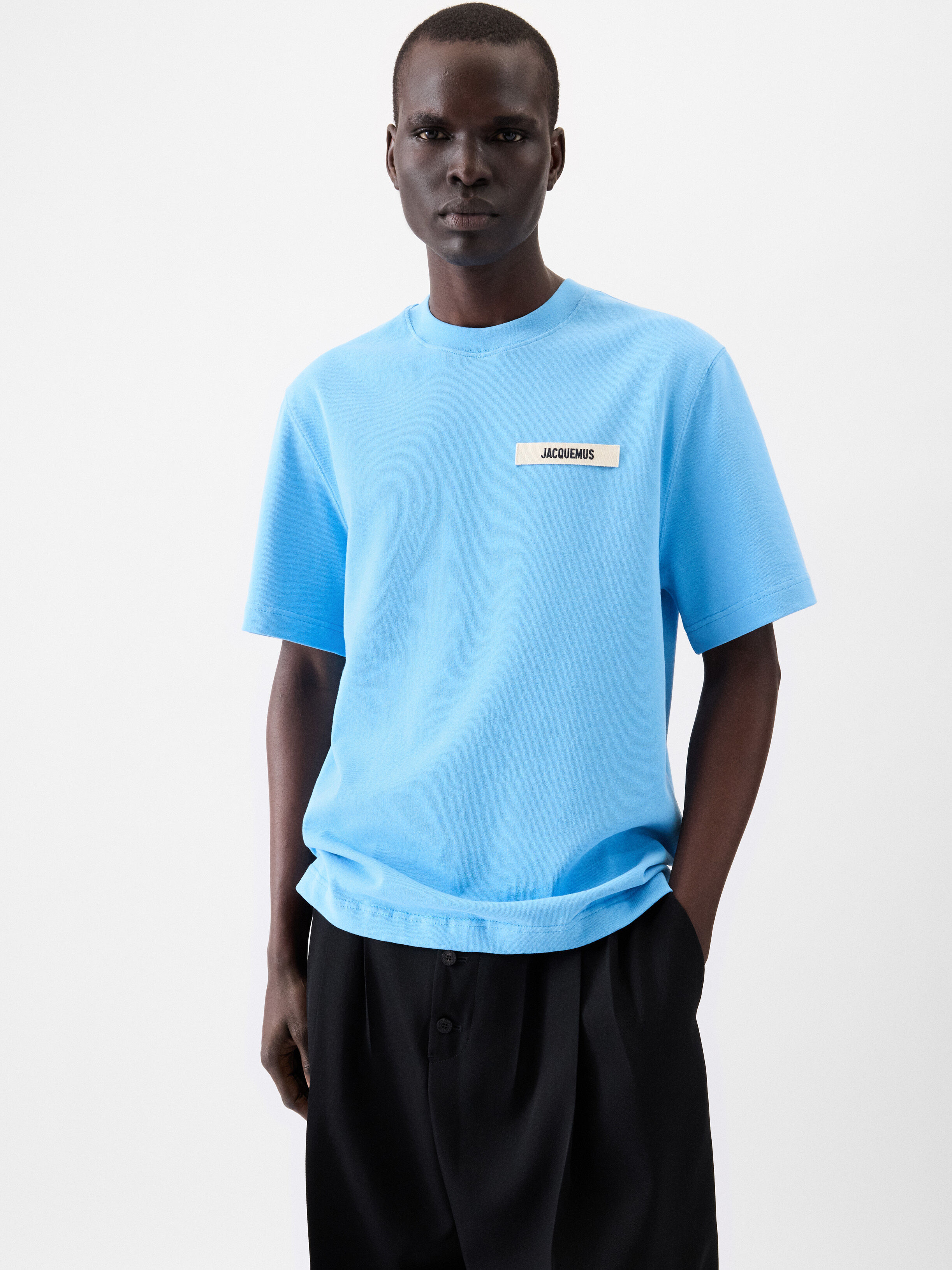 The Gros Grain t-shirt, Light Blue | JACQUEMUS KSA