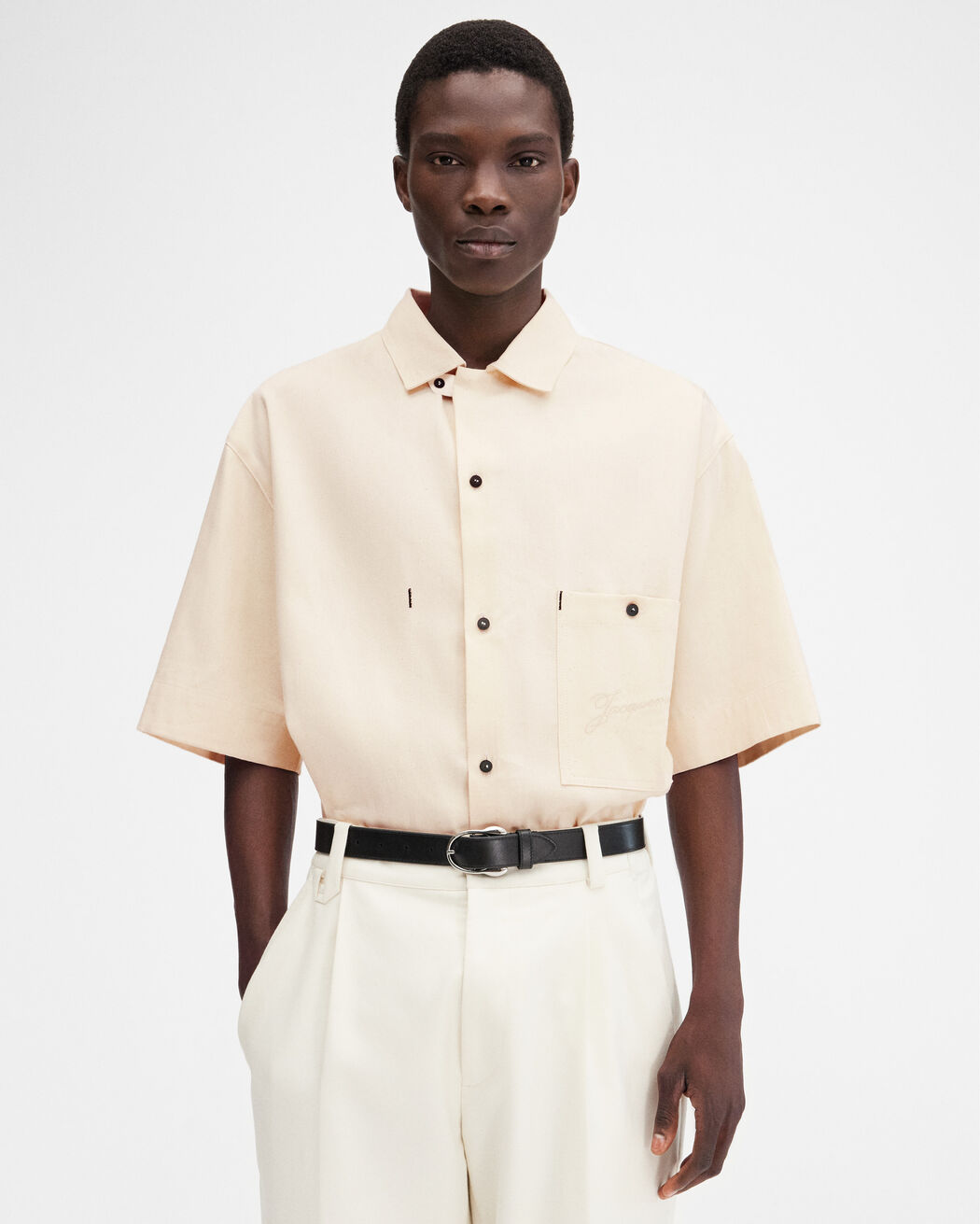 قميص The Aloe de-Nîmes denim jacquemus قميص the aloe de n mes denim