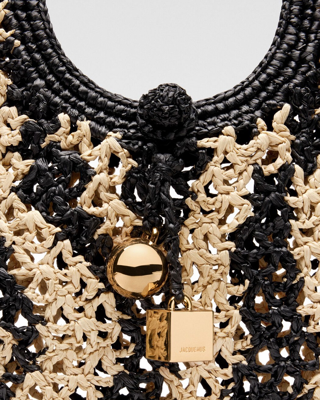 The Spiaggia small round حقيبة jacquemus the spiaggia small round حقيبة