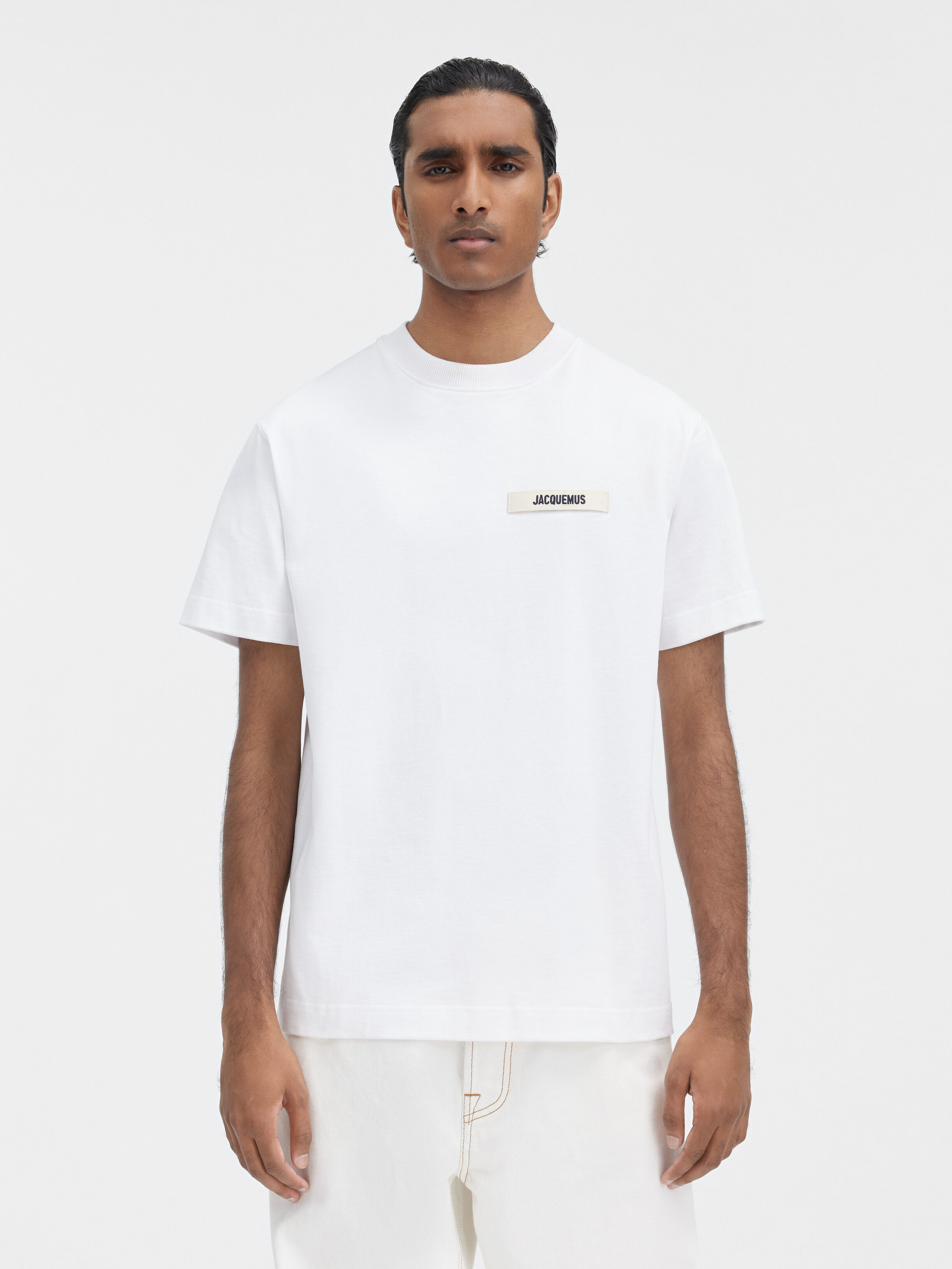 The Gros Grain t-shirt, White For Men | JACQUEMUS KSA