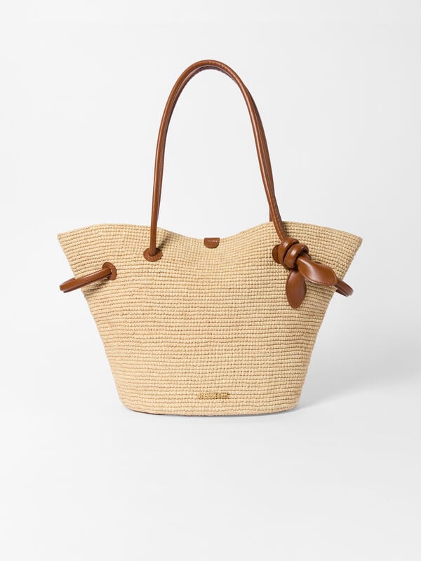 حقيبة بتصميم سلة The Turismo jacquemus حقيبة بتصميم سلة the turismo