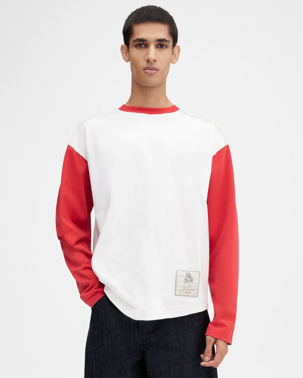 تي شيرت بأكمام طويلة The Baseball jacquemus تي شيرت بأكمام طويلة the baseball