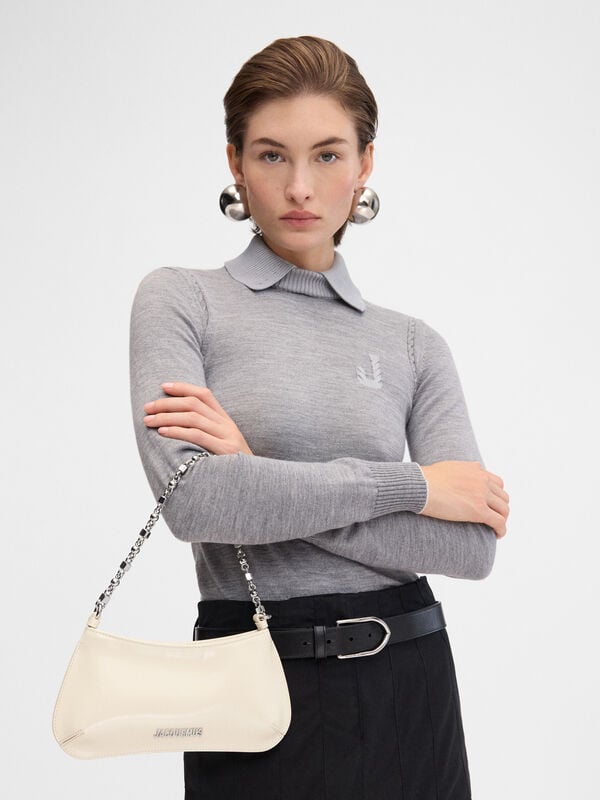 حقيبة The small Bisou Chaine jacquemus حقيبة the small bisou chaine