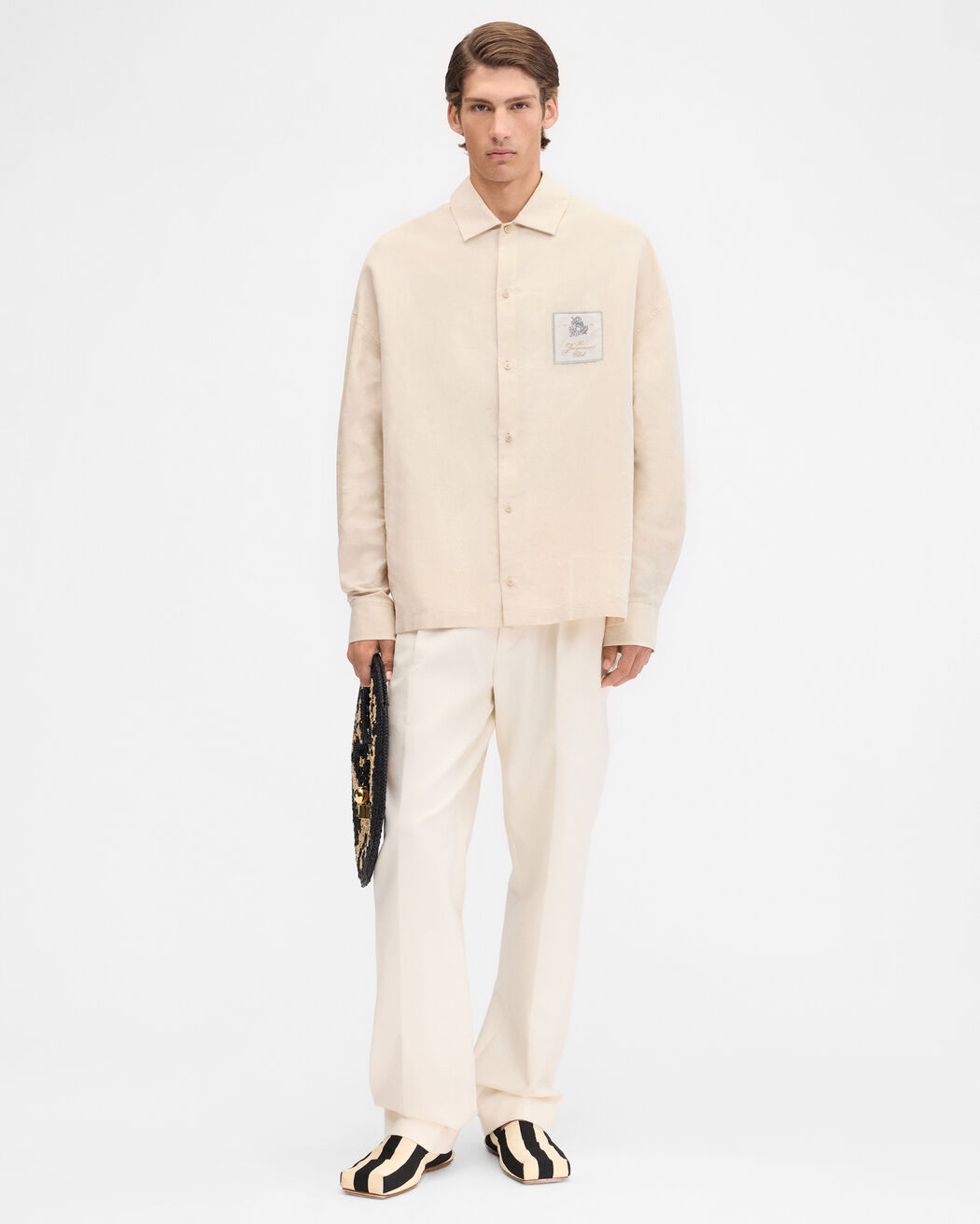 The Atelier long-sleeve Atelier shirt jacquemus the atelier long sleeve atelier shirt