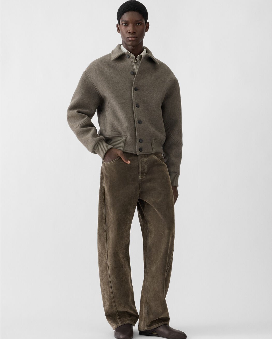 The Mirada de-Nîmes denim pants jacquemus the mirada de n mes denim pants