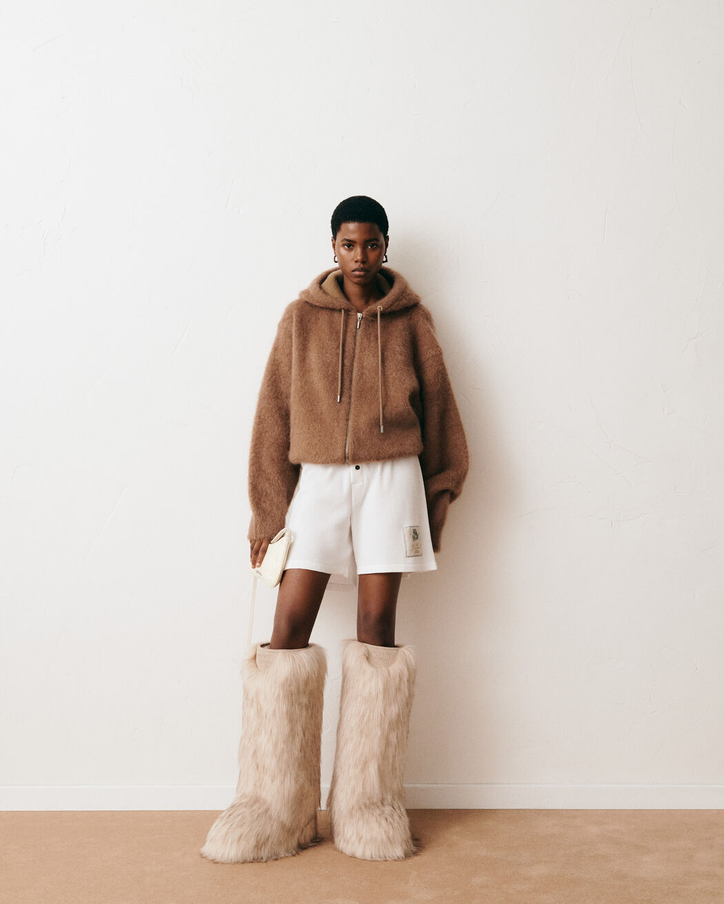 The Nuvola zipped cardigan jacquemus the nuvola zipped cardigan