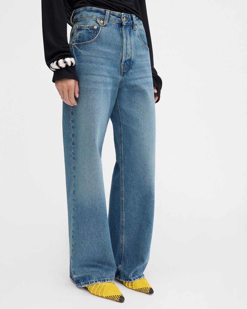 The wide de-Nîmes denim pants jacquemus the wide de n mes denim pants