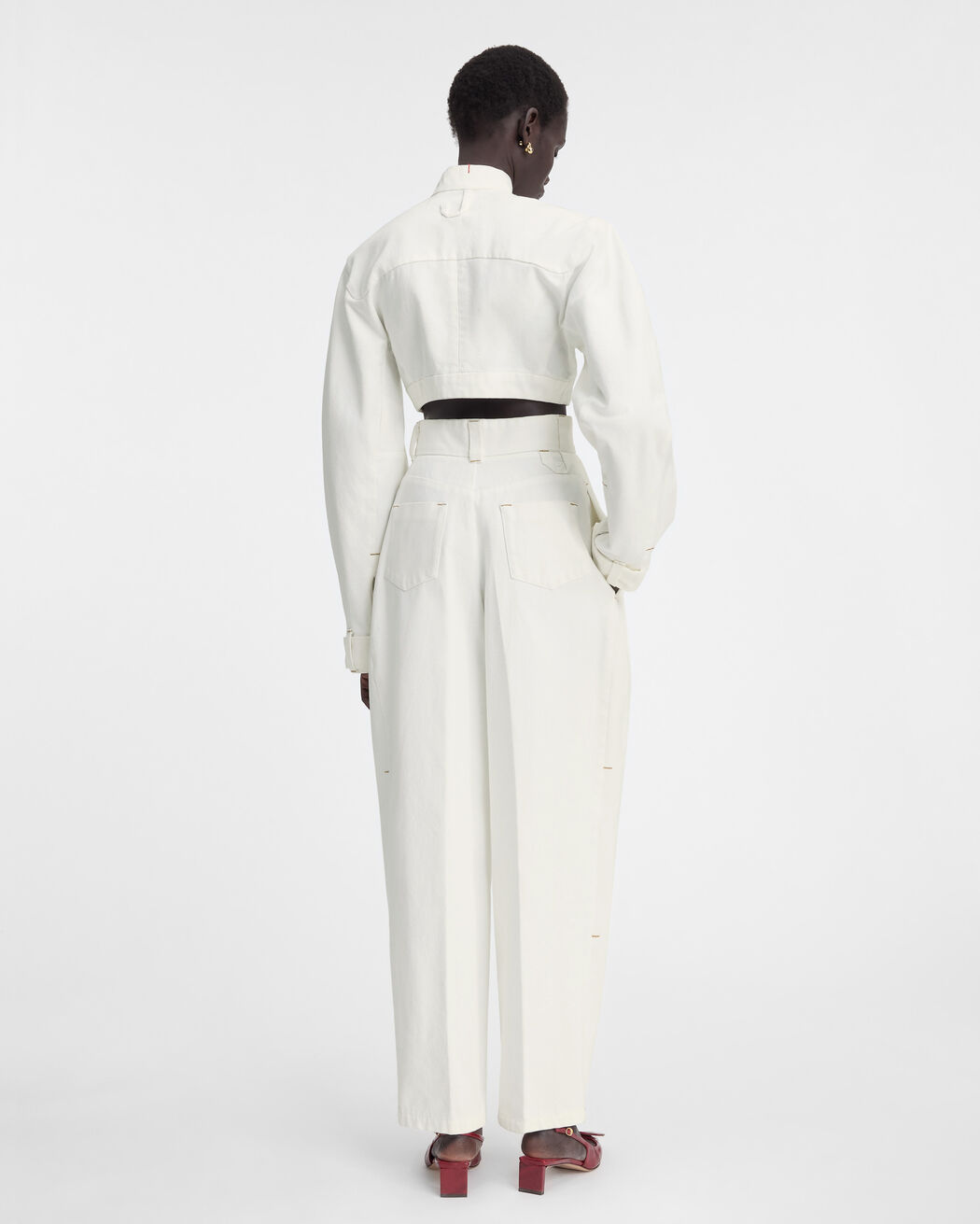 The Curzio de-Nîmes denim pants jacquemus the curzio de n mes denim pants