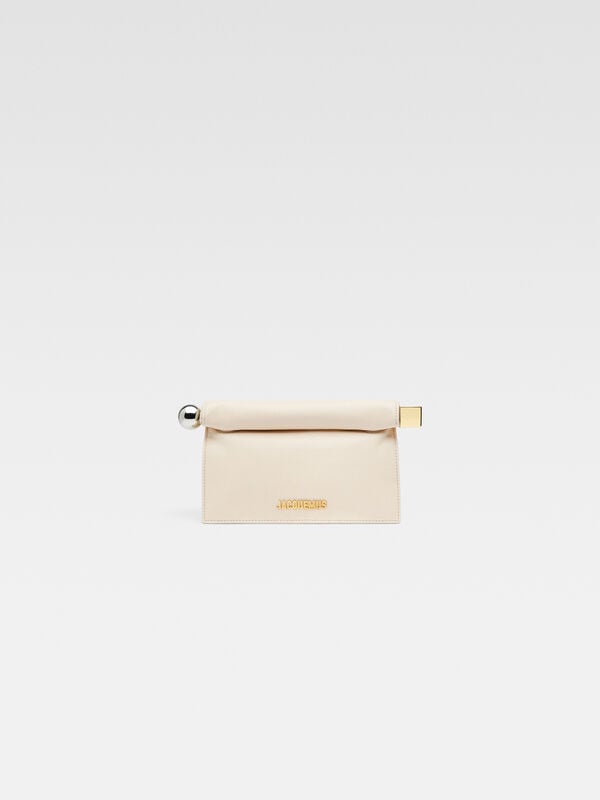 The small Rond Carré clutch jacquemus the small rond carr clutch