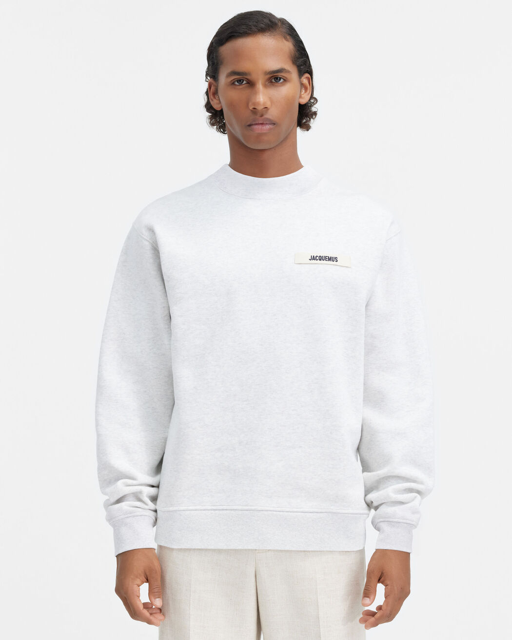 The Gros Grain sweatshirt jacquemus the gros grain sweatshirt
