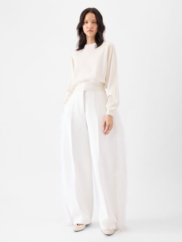 The embroidered sweater jacquemus the embroidered سترة