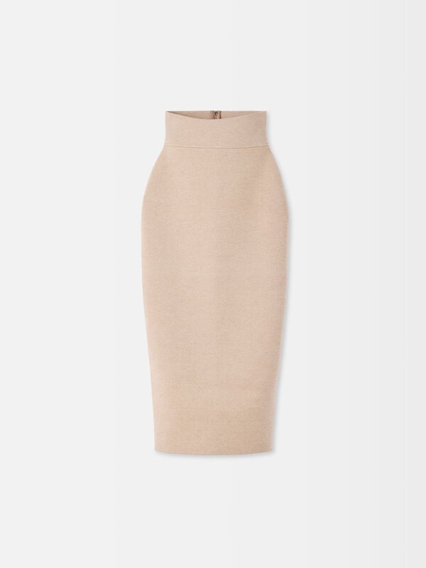 The Doppio knit skirt jacquemus تنورة the doppio