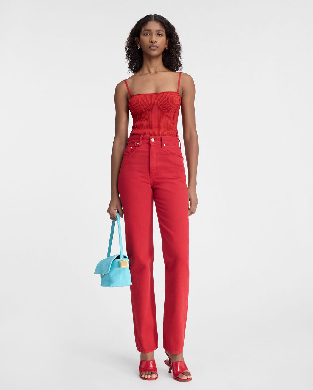 بنطال Le De-Nîmes Droit jacquemus بنطال le de n mes droit