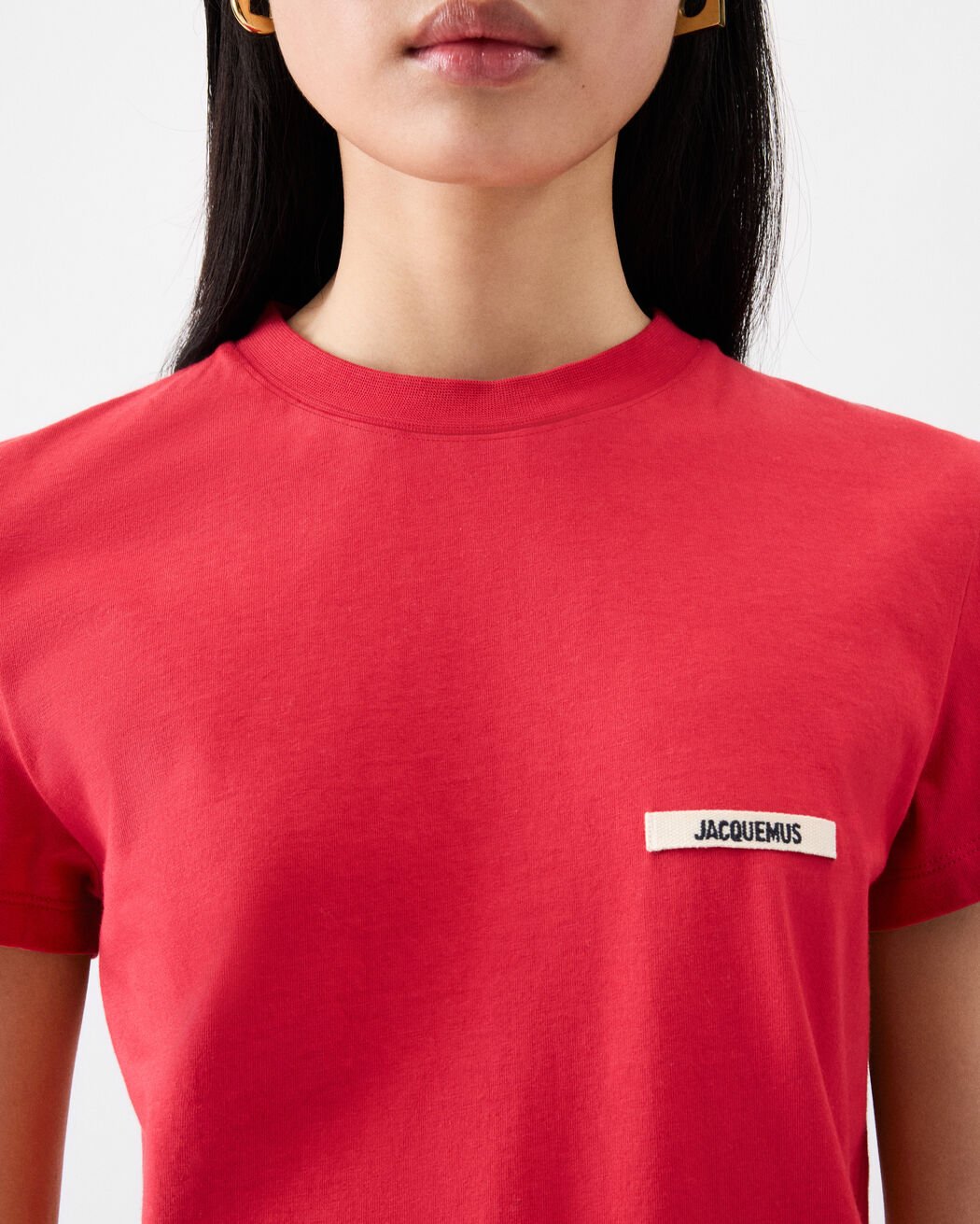 The Gros Grain short-sleeve t-shirt jacquemus the gros grain short sleeve t shirt