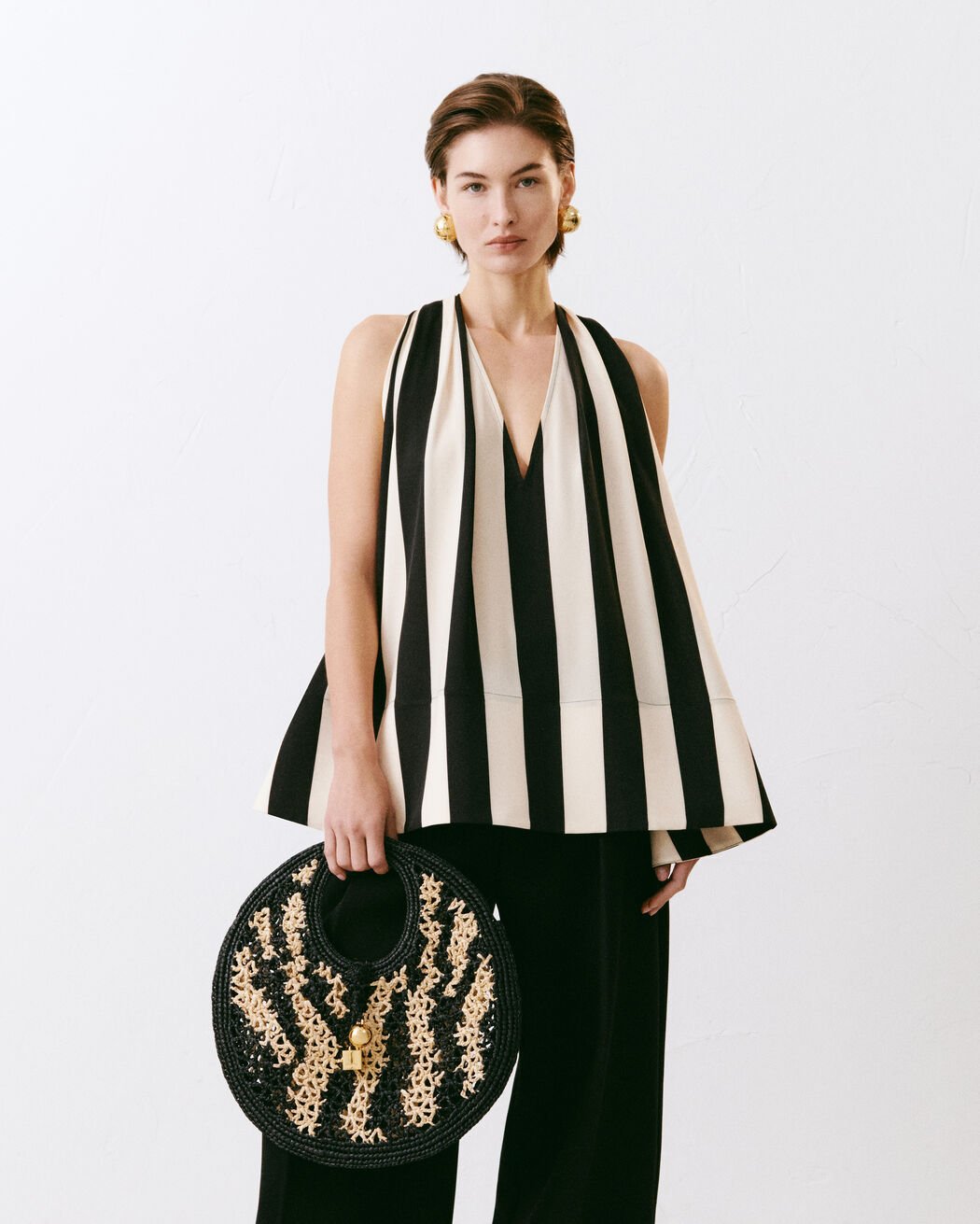 The Spiaggia small round حقيبة jacquemus the spiaggia small round حقيبة