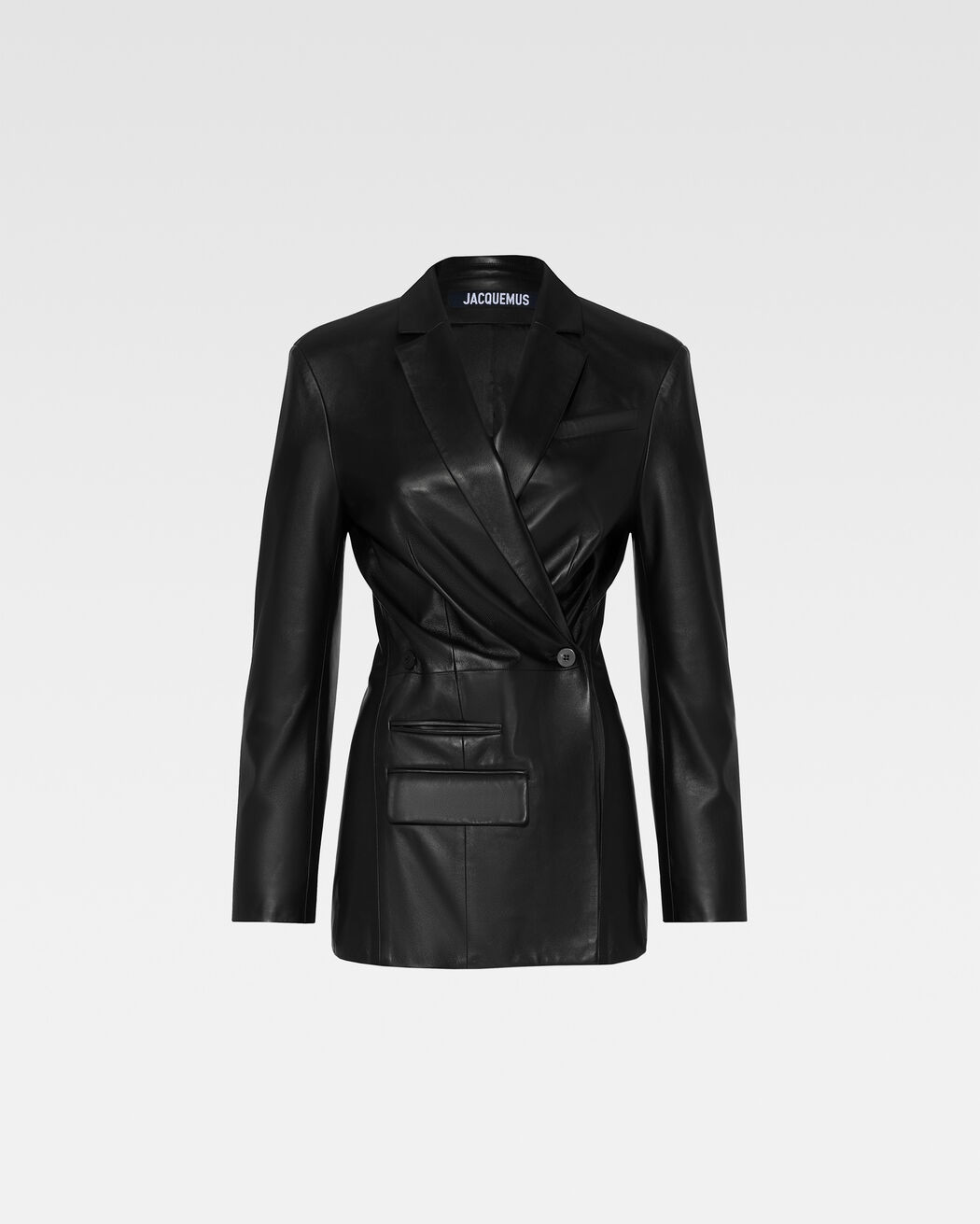 The Tibau leather jacket jacquemus the tibau leather jacket