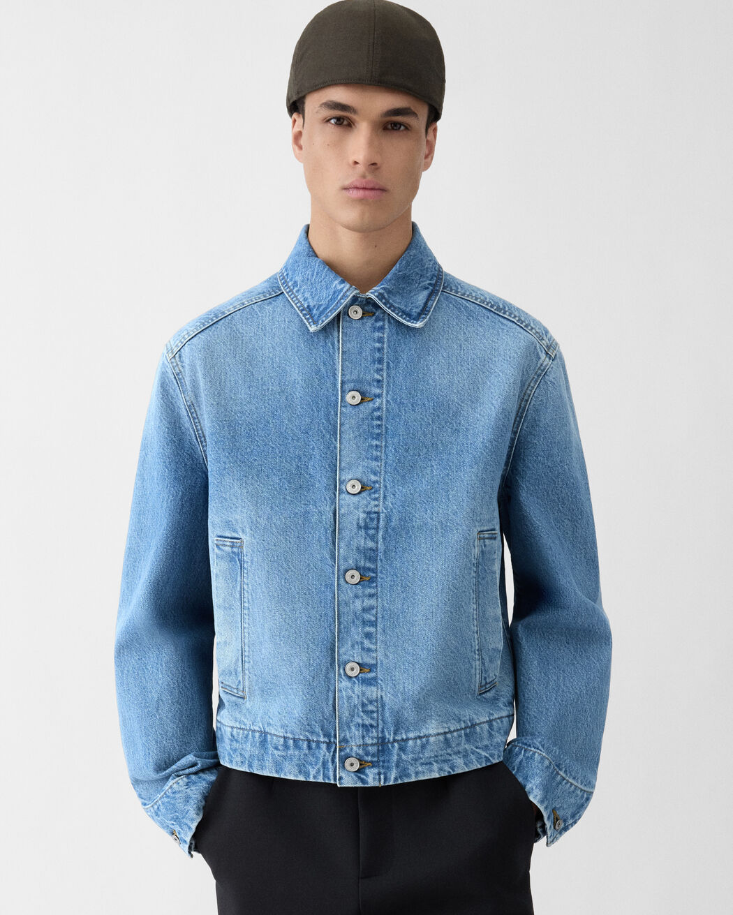 The Mirada de-Nîmes denim jacket jacquemus the mirada de n mes denim jacket