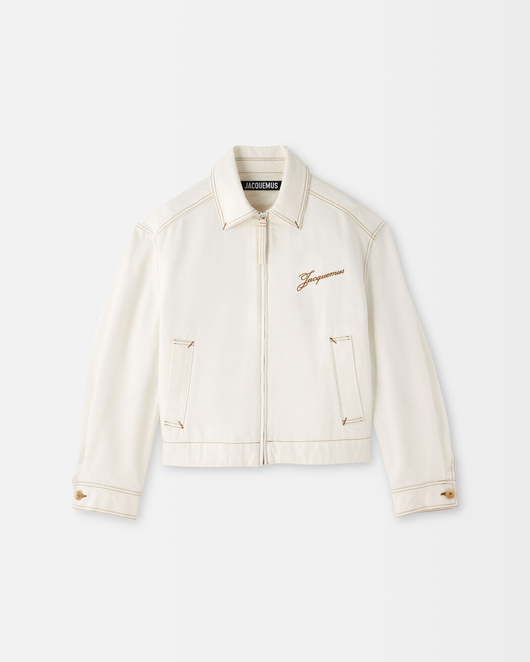 The Canevas de-Nîmes denim jacket jacquemus the canevas de n mes denim jacket