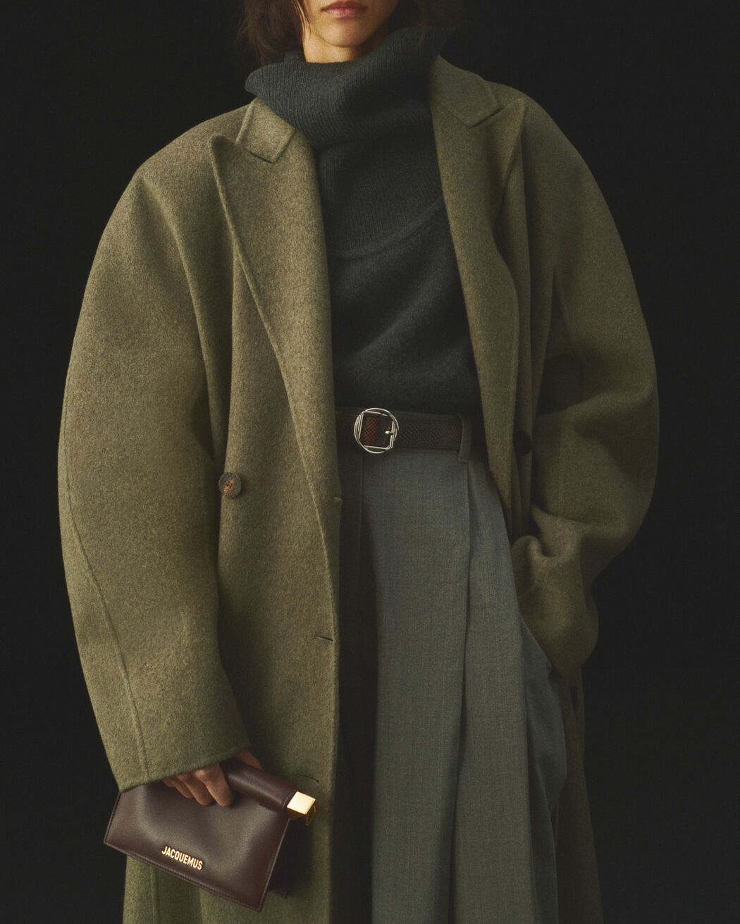 The small Rond Carré clutch jacquemus the small rond carr  clutch