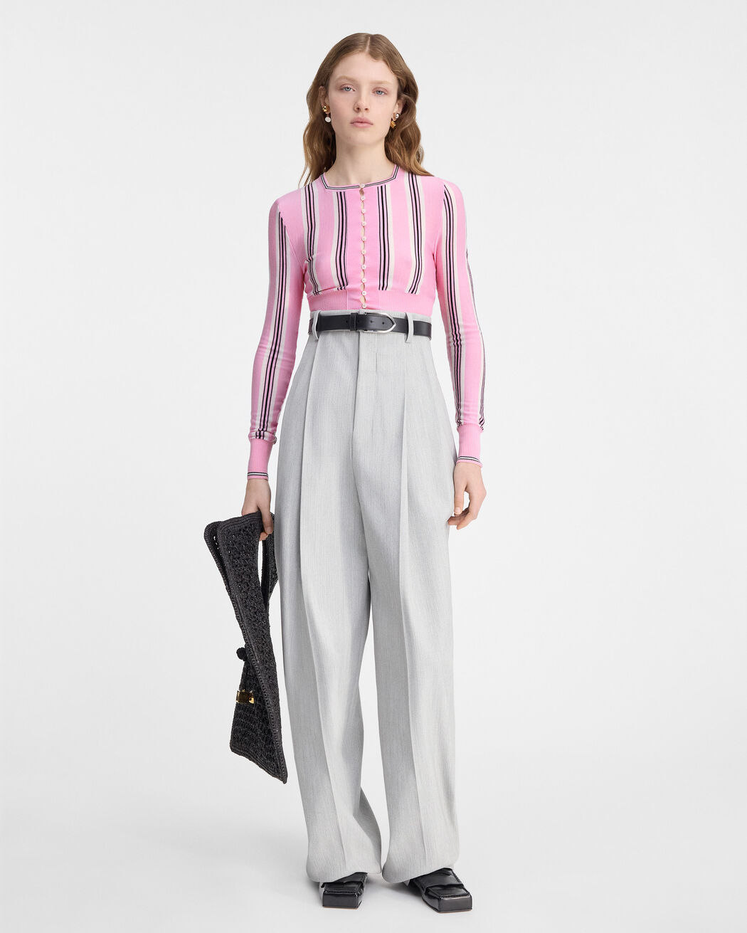 The Curzio high-waisted pants jacquemus the curzio high waisted pants