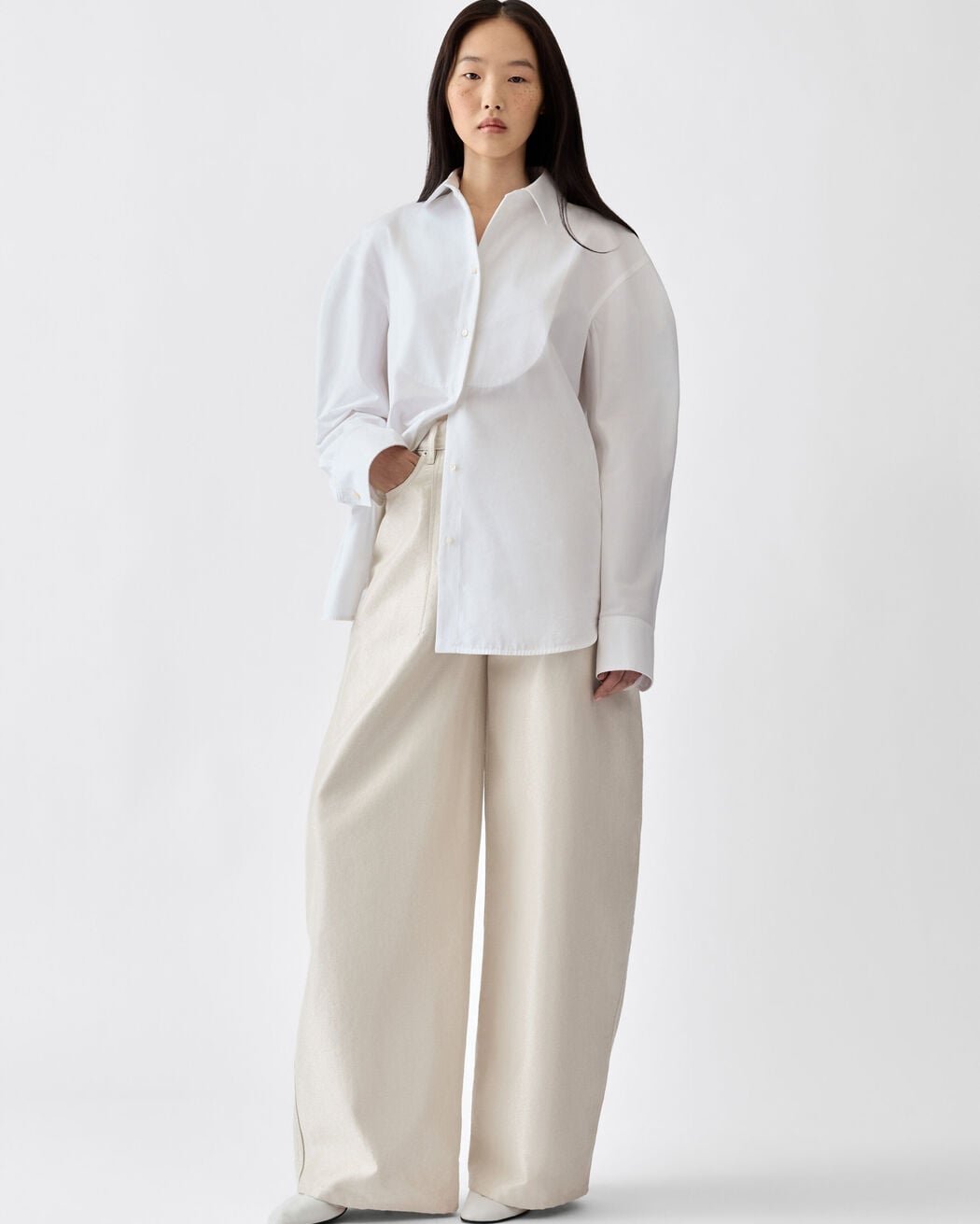 The de-Nîmes Ovalo denim pants jacquemus the de n mes ovalo denim pants