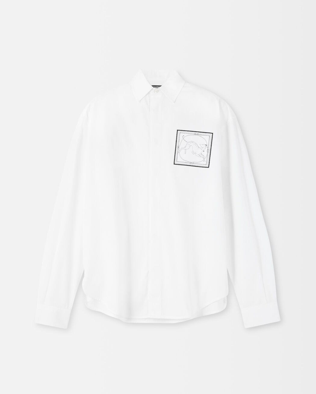 The Simon long-sleeve shirt jacquemus the simon long sleeve shirt