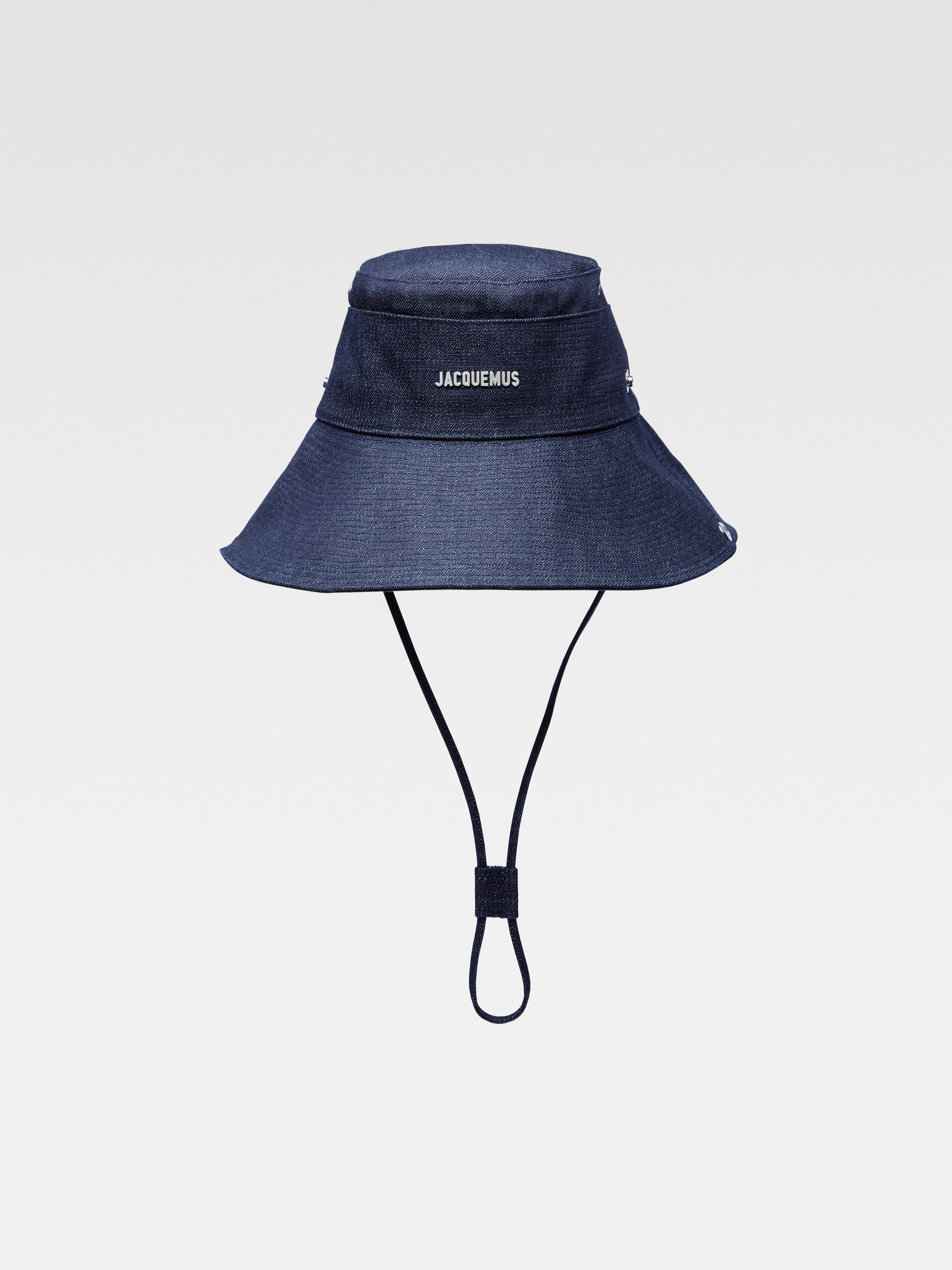 The de-Nîmes denim bucket hat, Blue | JACQUEMUS KSA