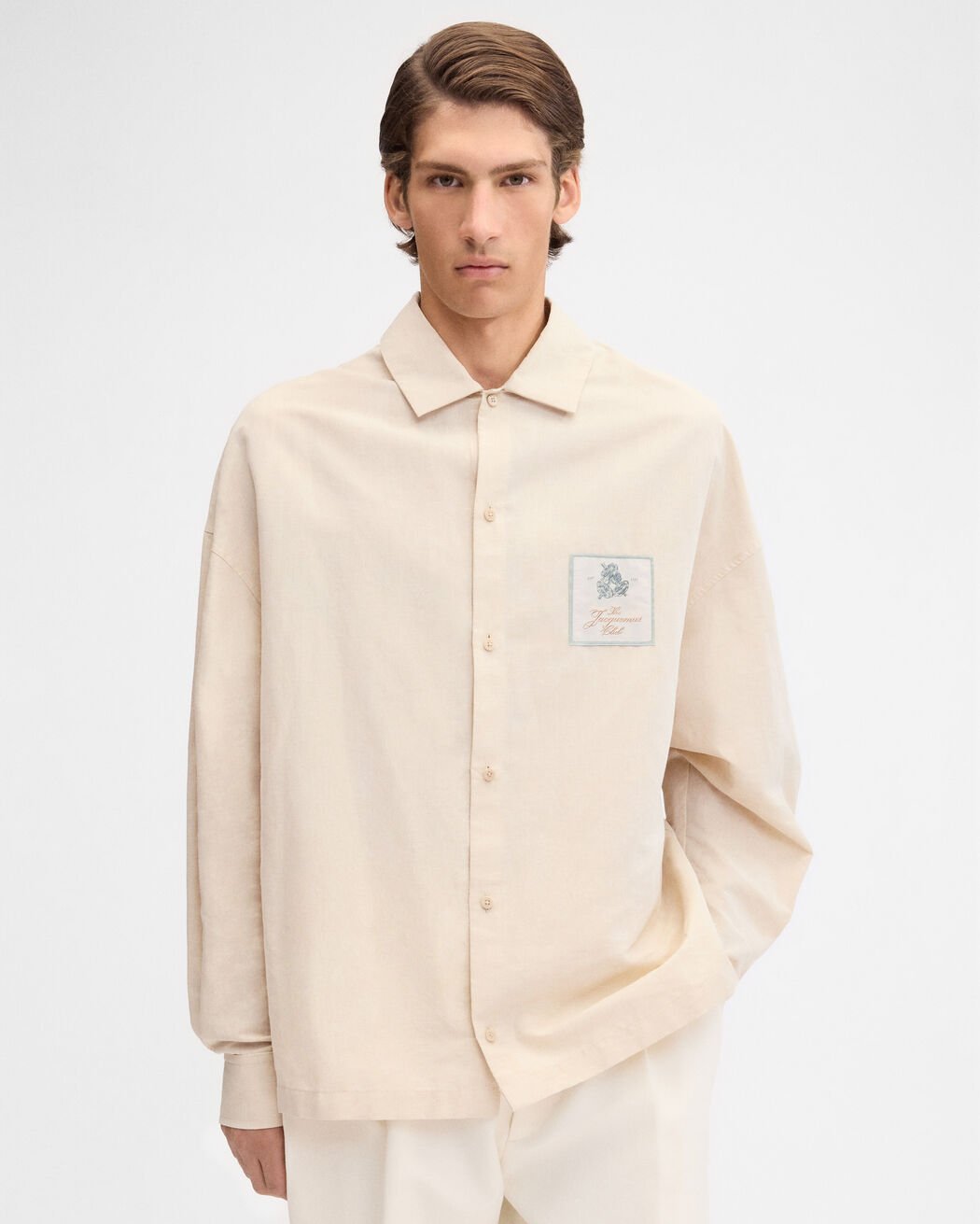 The Atelier long-sleeve Atelier shirt jacquemus the atelier long sleeve atelier shirt