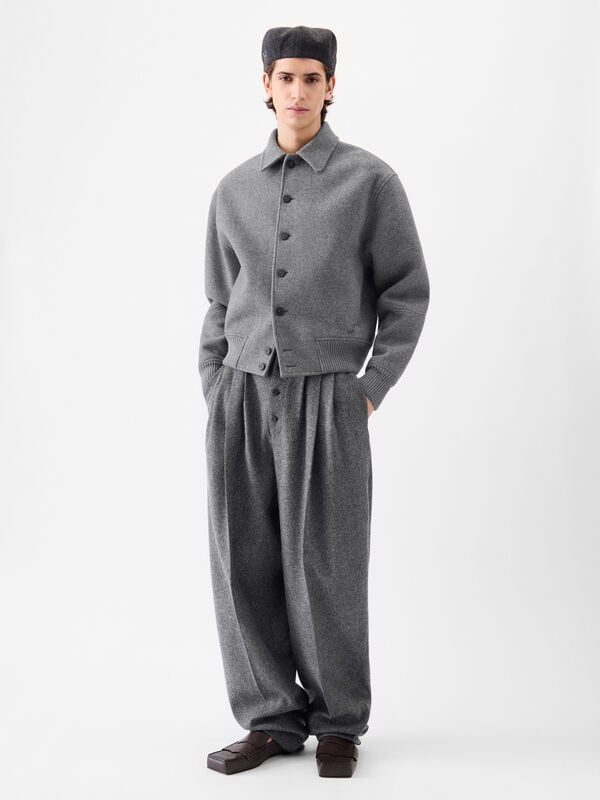 Le Bomber Feltro jacquemus the feltro bomber معطف