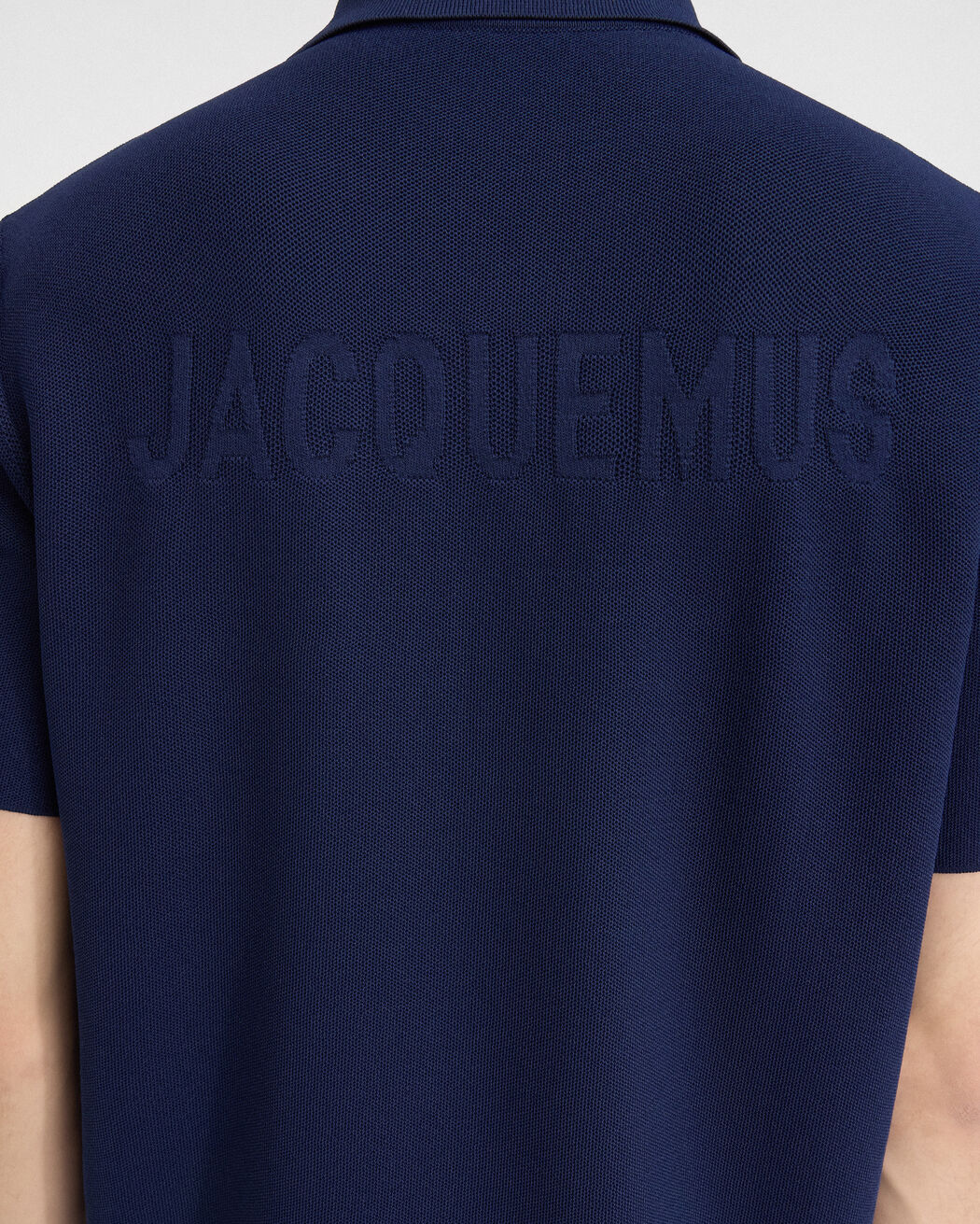 The knit polo shirt jacquemus the knit polo shirt