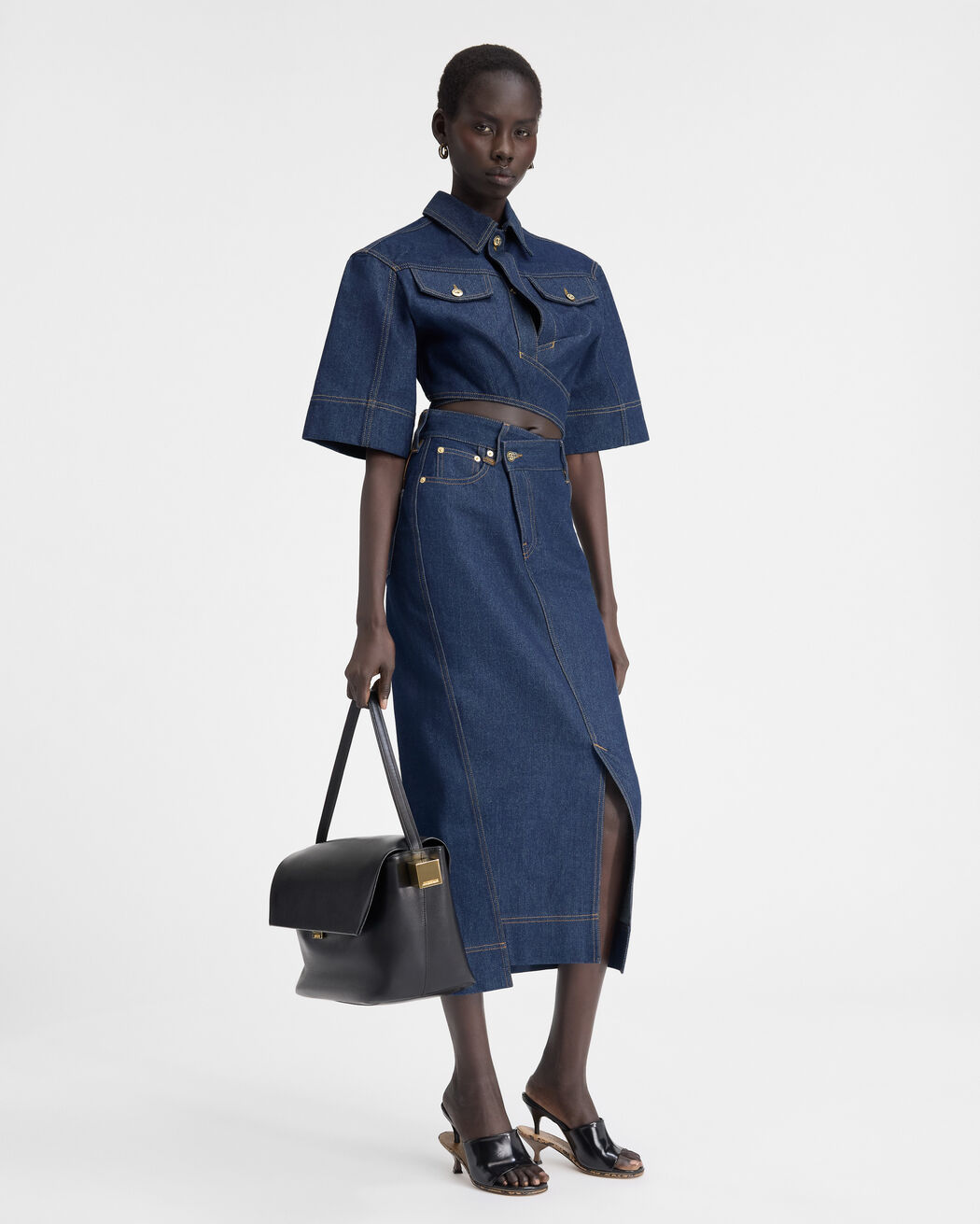 The de-Nîmes denim top jacquemus the de n mes denim top