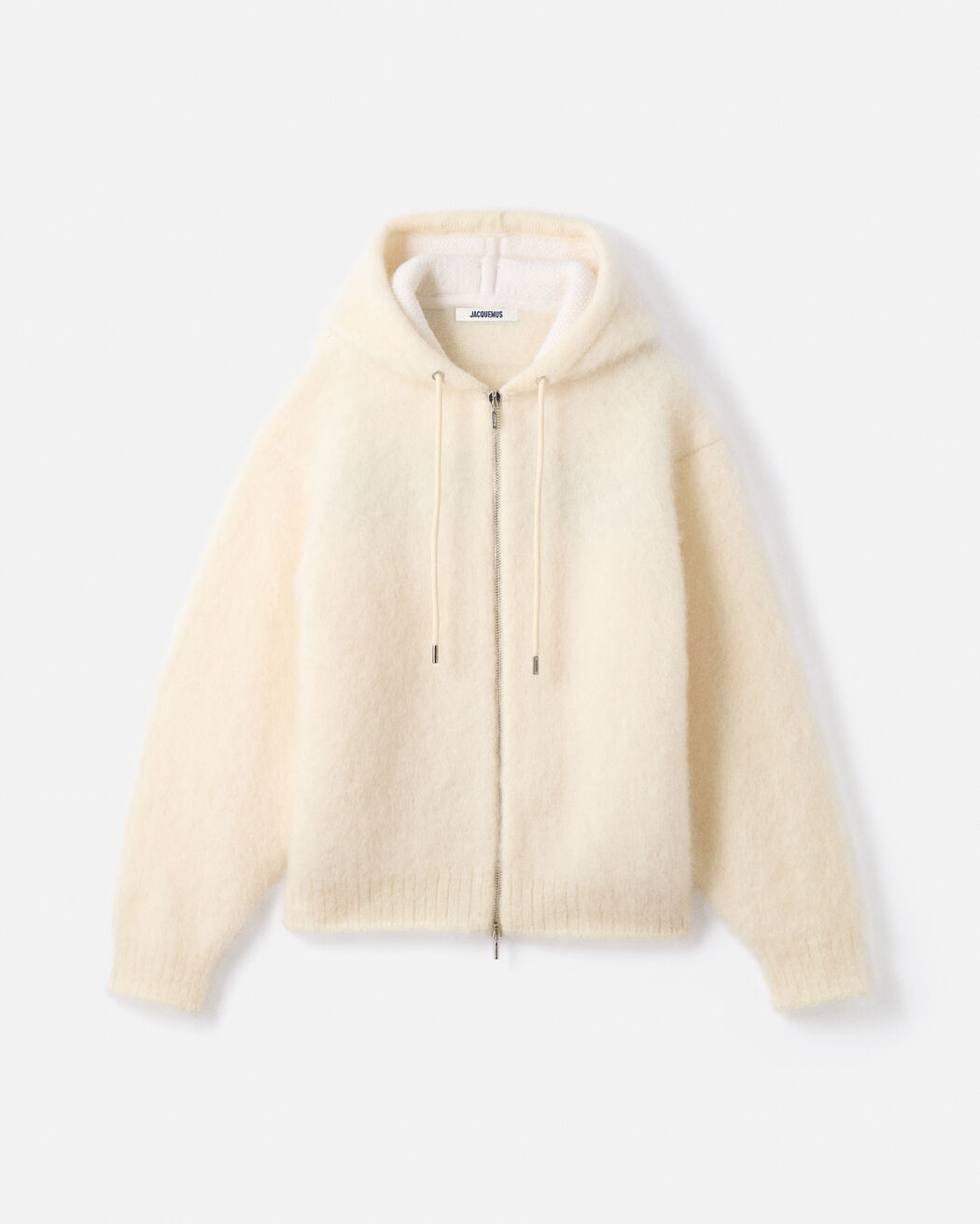 The Nuvola zipped cardigan jacquemus the nuvola zipped cardigan