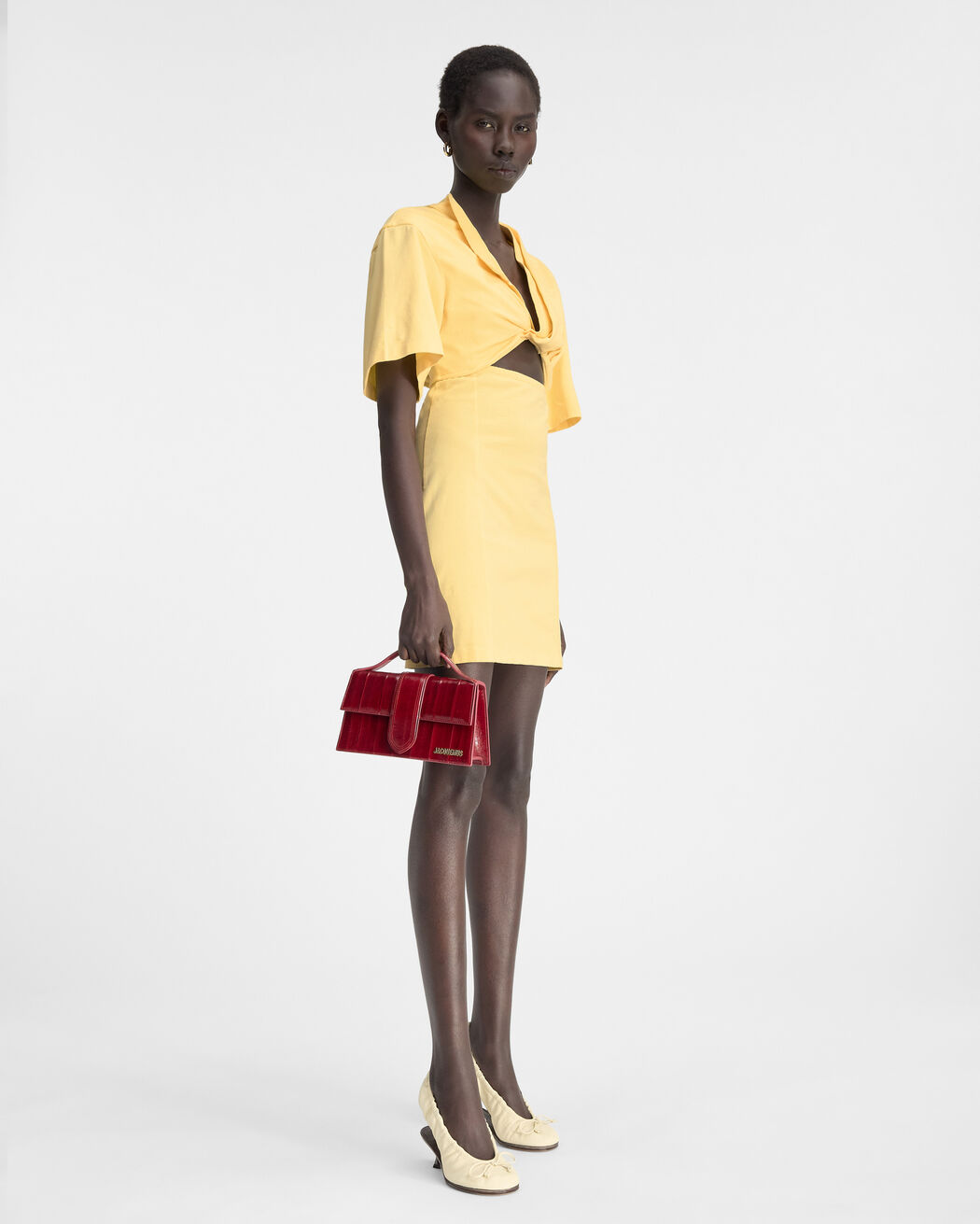 The Bahia t-shirt dress jacquemus the bahia t shirt dress