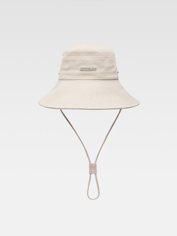 The de-Nîmes denim bucket hat jacquemus the de n mes denim bucket hat